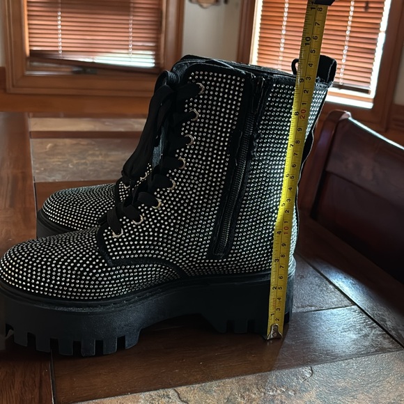 ROUGE Diamond-studded High Heel Boots - Picture 8 of 12